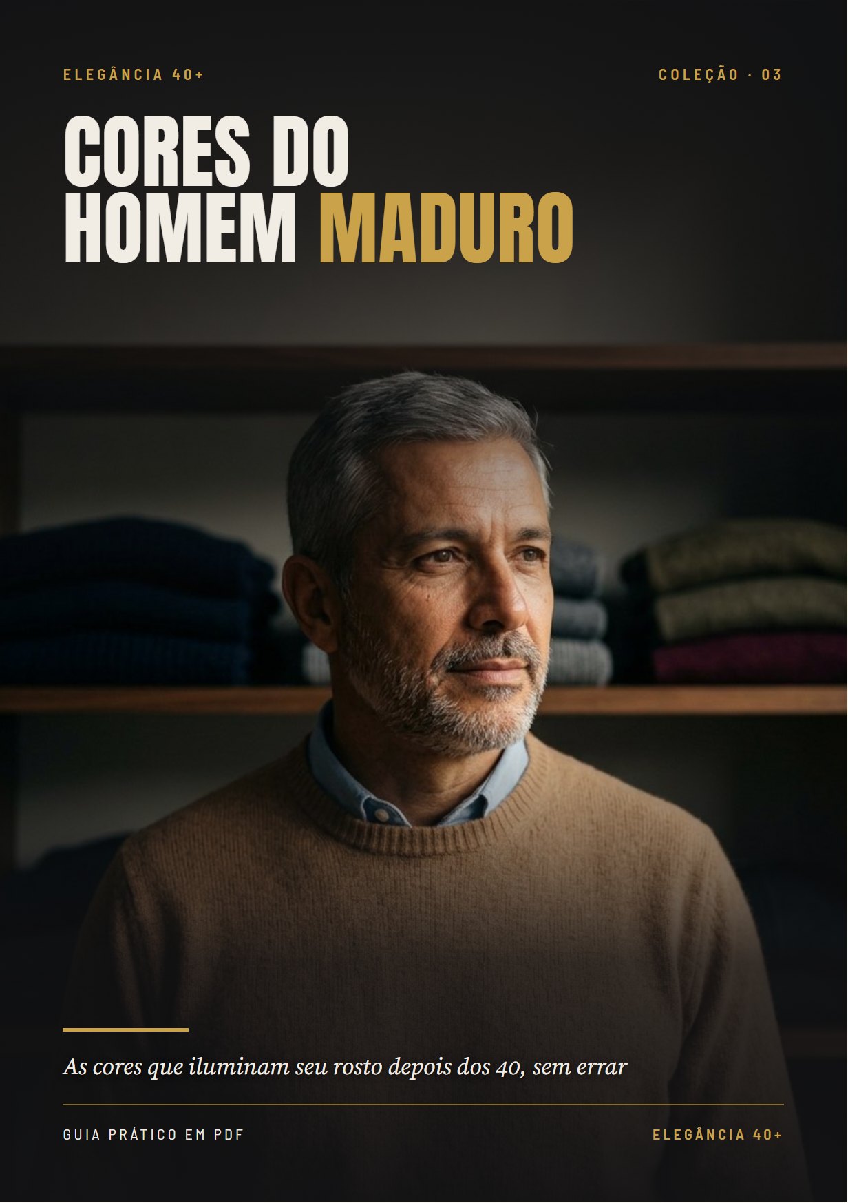 Capa do guia Cores do Homem Maduro